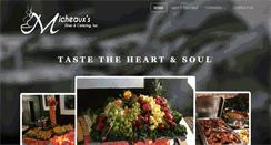 Desktop Screenshot of micheauxcatering.com